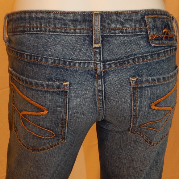 Seven 7-SIZE 26-DESIGNER SLIM BOOT CUT JEANS - Picture 1 of 14